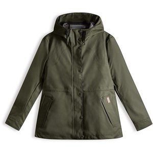 BLACK MATTE HUNTER WOMENS RAIN JACKET - SM